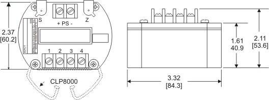 TW8000 Series Dimension Drawing