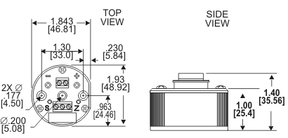 SR2000 Series Dimension Drawing