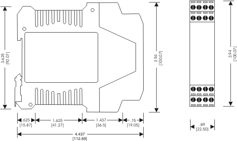 DR Wireless Series Products Dimension Drawing