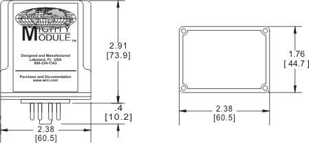 Mighty Module Dimension Drawing