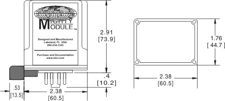 Mighty Module Dimension Drawing